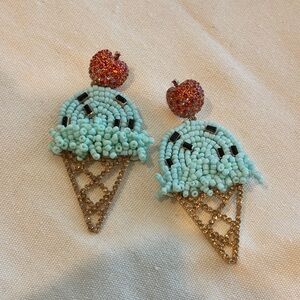 BaubleBar Ice Cream Cone Earrings